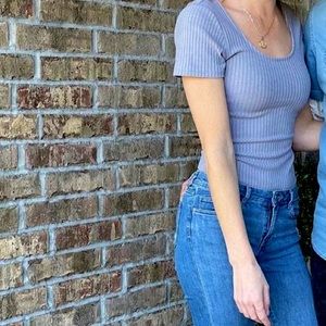 Express small light lavender color bodysuit